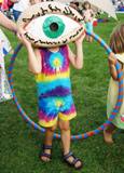 Giant Tie-Dyed Eyeball - Green River Festival 2004