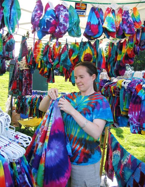 Meg at Green River Festival - May 2004