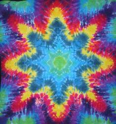 Tie Dyed Mandala Tapestry 15