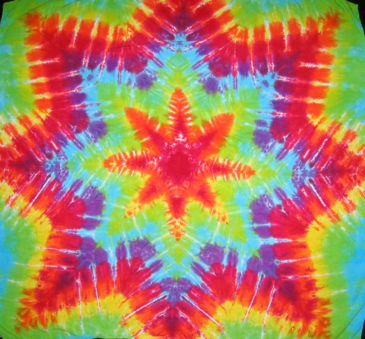 Tie Dyed Mandala Tapestry 18