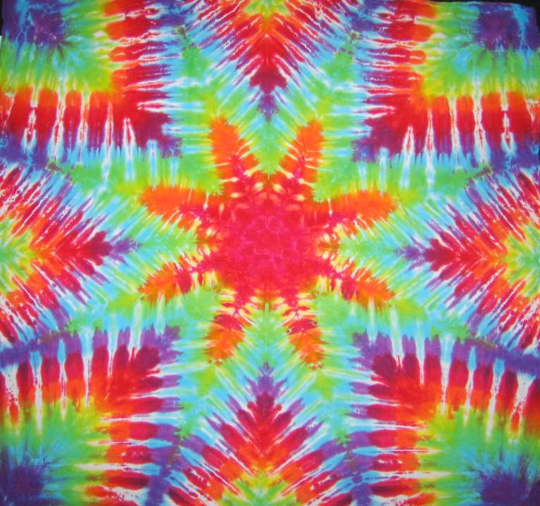 Tie Dyed Mandala Tapestry 23