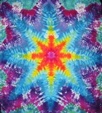 Tie Dyed Mandala Tapestry 26
