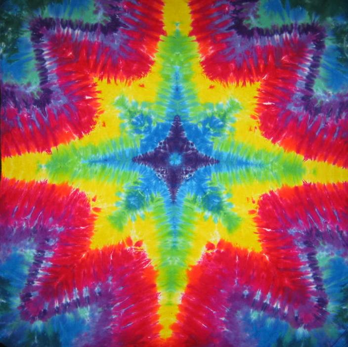 Tie Dyed Mandala Tapestry 27