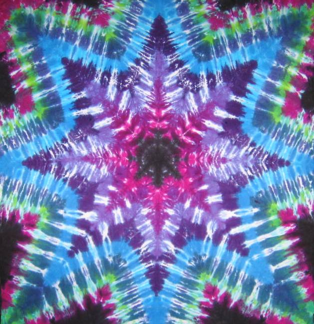 Tie Dyed Mandala Tapestry 30