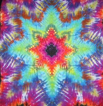 Tie Dyed Mandala Tapestry 34